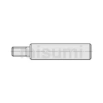 Linear Shafts One End Threaded