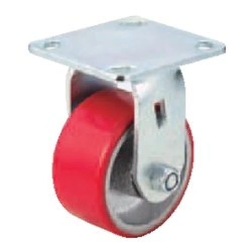 10302516170_0 Casters - Heavy Load - Wheel Material: Urethane - Fixed Type - Image 1