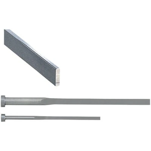 110200016730_0 Precision R-Chamfered Rectangular Ejector Pins -High Speed Steel SKH51/P・W Tolerance 0_-0.005/R Position Selection Type- - Image 1