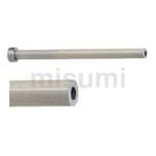 110200023210_0 Straight Ejector Sleeves -SKD61+Nitriding /JIS Head / Shaft Diameter Selection_Designation Type- - Image 1