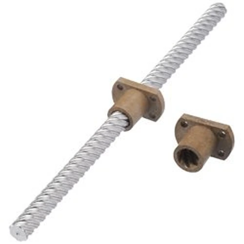 Miniature Slide Screws with Nuts-Straight
