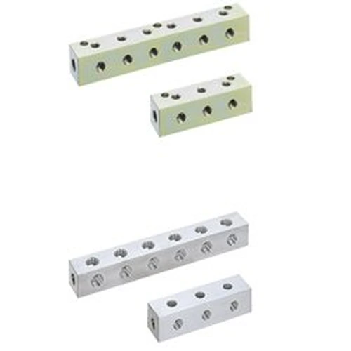 110300289470_0 Manifold Blocks - Hydraulic / Pneumatic - Lateral Through Hole, T-Shaped Hole - Image 1