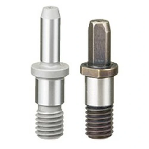 Locating Pins for Fixtures – Tip Shape Selectable, Standard Grade, Shouldered – Threaded