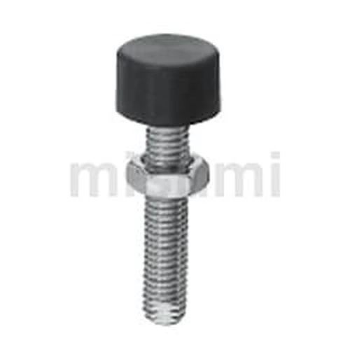 Shock Absorption Stoppers – Bolts with Low Elastic Rubber Head