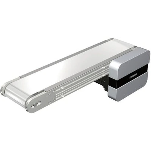 Stainless Steel Belt Conveyor – Head Drive, 3-Groove Frame (Pulley Dia. 50mm)