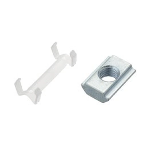 For 8 Series (Slot Width 10mm) – Post-Assembly Insertion – Nut and Stopper Set