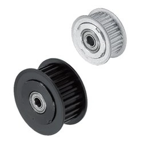 Flanged Idlers with Teeth – S5M, S8M, S14M – Both Sides Bearing