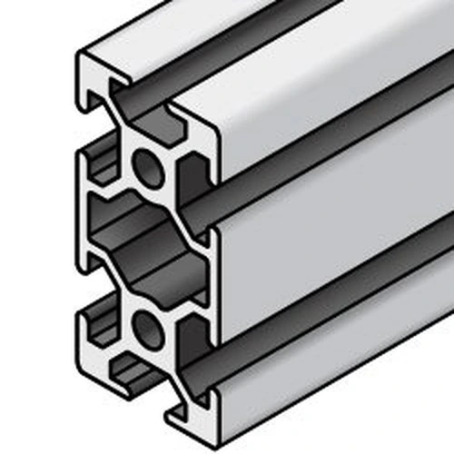 110302689250_0 Aluminum Frame 6 Series/slot width 8/60x30mm, Parallel Surfacing - Image 1