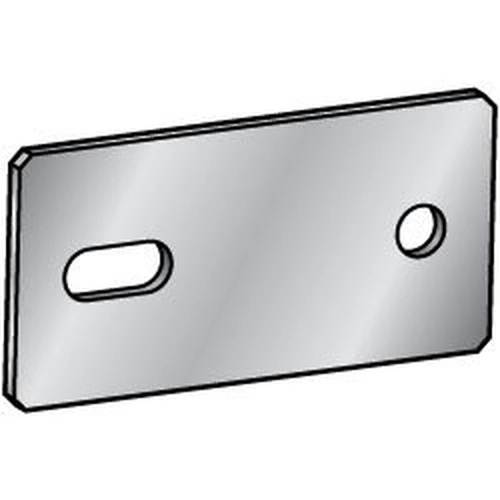 110302700110_0 Sheet Metal Mounting Plate / Bracket - Custom Dimensions Type - JTDBS - Image 1