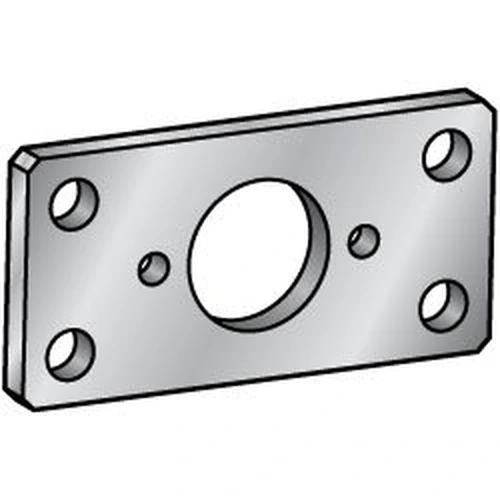110302703340_0 Flat Bar / Rolled Aluminum, Mounting Plate/Bracket, B Dimension, HRMCC HUMCC - Image 1