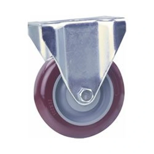 Light load caster Urethane wheel Fixed type