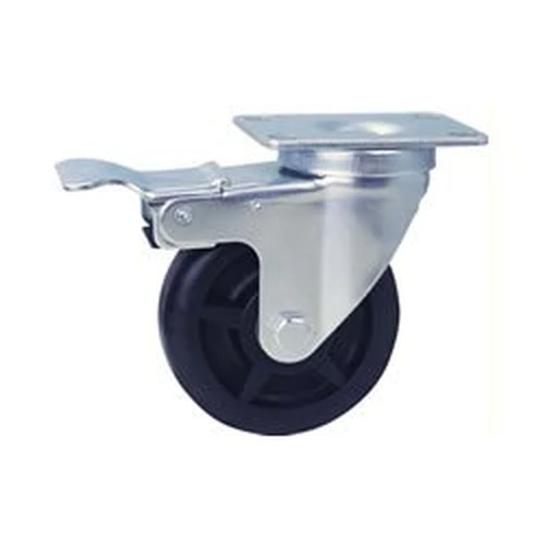 Heat resistant wheel Universal type with brake
