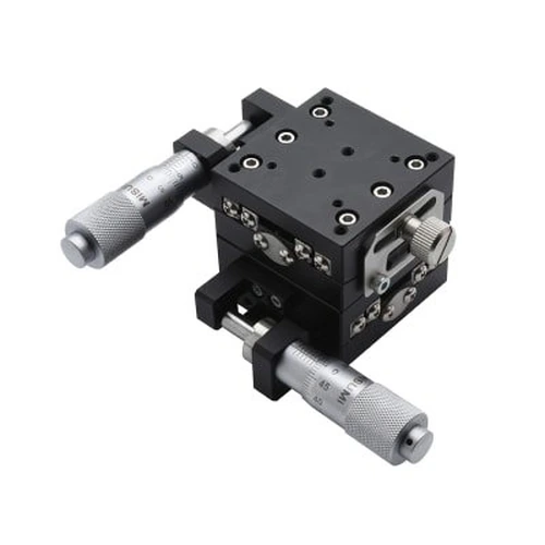 Manual Goniometer Stages Crossed Roller Guide Type Double Axis