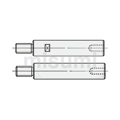 110310879839_0 Round Posts One End Threaded, One End Tapped, Length Selectable/Configurable - Image 1