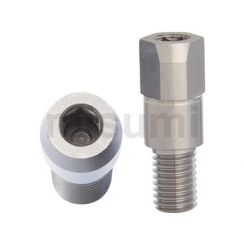 Locating Pins Large Head, Tapered, Threaded, Hex Socket