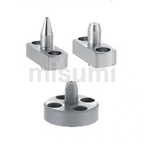 Locating Pins Flat Flange, Tip Shape Selectable
