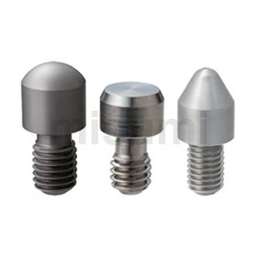 Locating Pin Tip Shape Selectable, Fully Threaded Type
