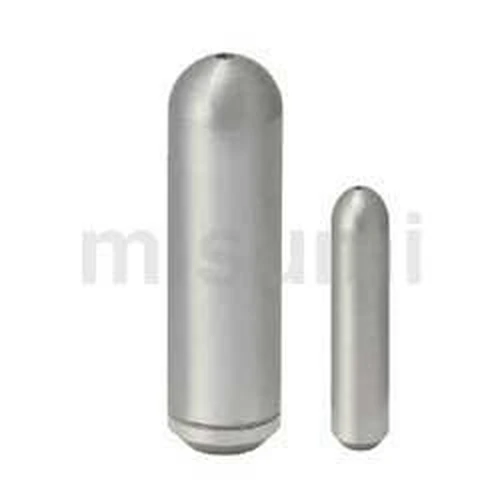 Locating Pin Straight Shank, Spherical Tip, Press-fit Type