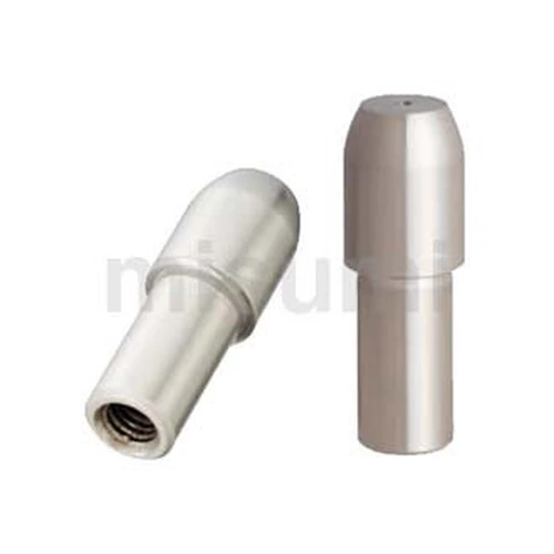 110310893699_0 Locating Pins Large Head, Round Tapered, Tapped - Image 1