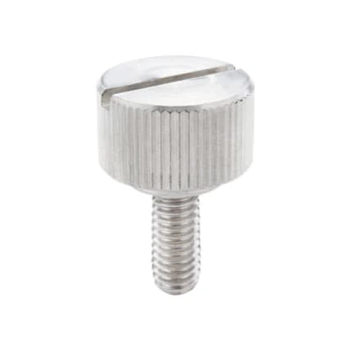Knurled Knobs Slotted, Stainless Steel