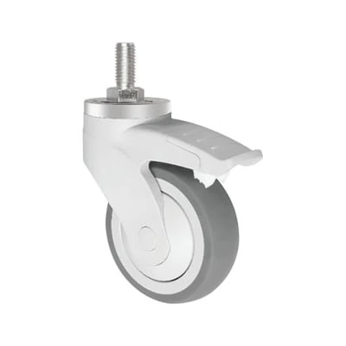 Medical Caster Light/Medium Load Screw-in with Stopper