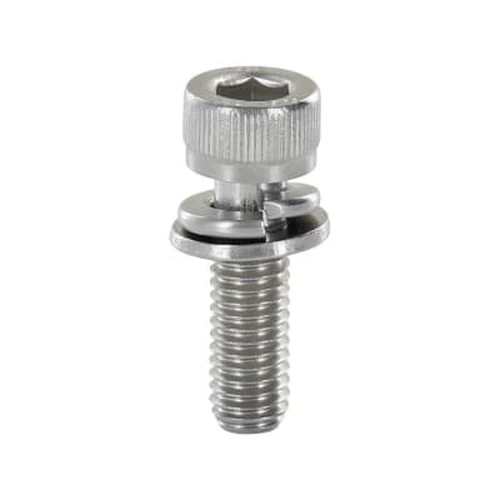 Hex Socket Head Cap Screws With Flat Washer / Spring Washer – Small Box, Single Item [RoHS Compliant]