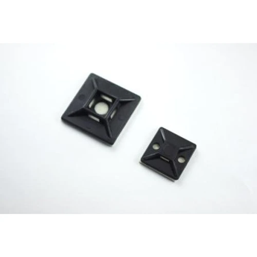 Cable Tie Mount (Flat/Low Cost/Black)