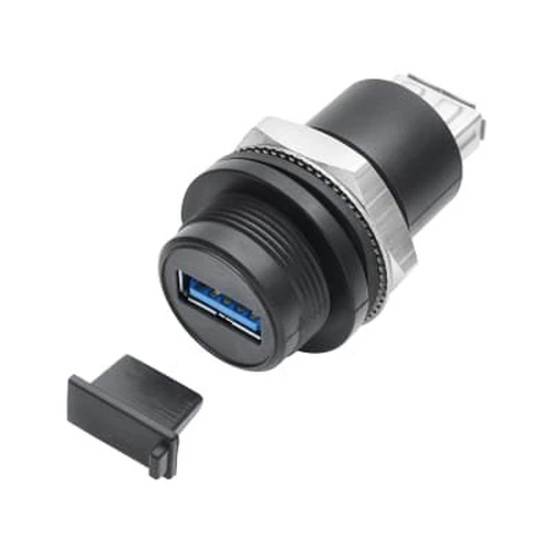USB 3.0 (2.0 Compatible) Adapters, IP65 Panel Mounting