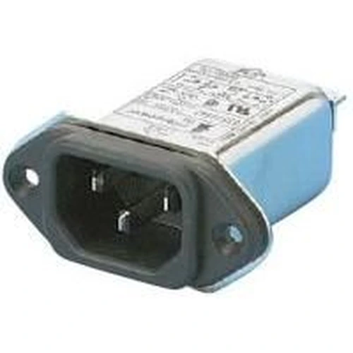 IEC Standard Inlet With Noise Filter (1 A to 10 A, Screw Mount, C14)