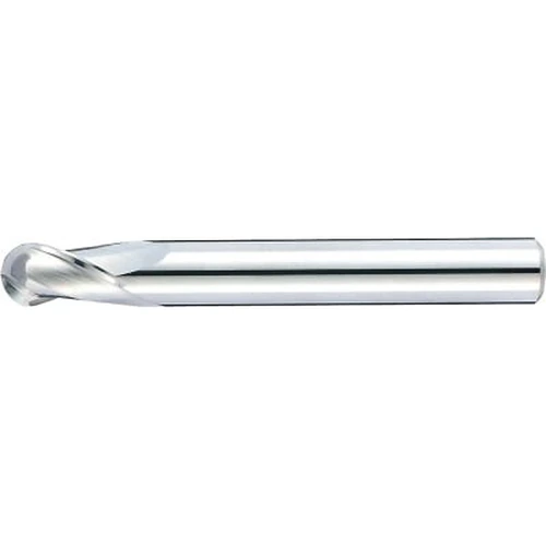 Carbide ball end mill, 2-flute / short model