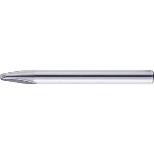 Carbide Straight Edge Taper Ball End Mill, 2-flute