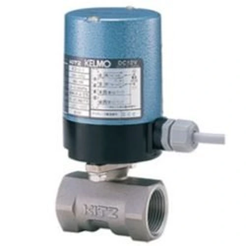 ED24-UTE, 10K Cast Stainless Steel Ball Valve With Kitz-Electric Actuator
