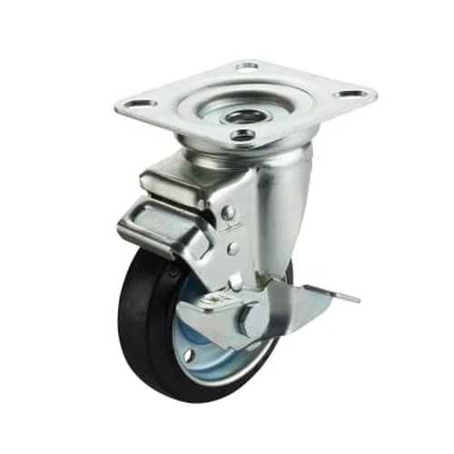 JB Model Swivel Wheel Plate Type (With Double Stopper)
