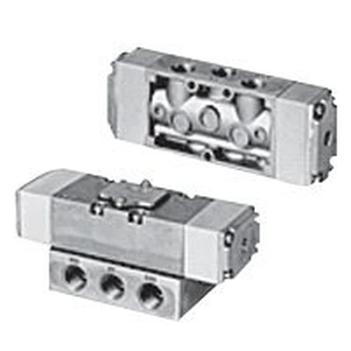 221000184895_0 Master Valve Single Unit Pilot Type 5-Port Valve Selex Valve 4F Series - Image 1
