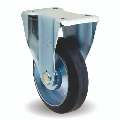 Steel Plate Caster, Fixed, Includes K Fitting, F/K