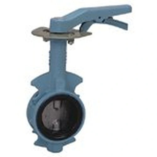 221000847600_0 Butterfly Valve, Lever Type, 10K (5K Shared) Spheroidal Graphite Cast Iron Wafer Rubber Sheet - Image 1