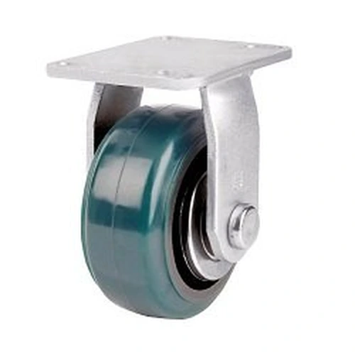 Heat Resistant Caster For High Load Weight Use (Urethane Wheels), Fixed