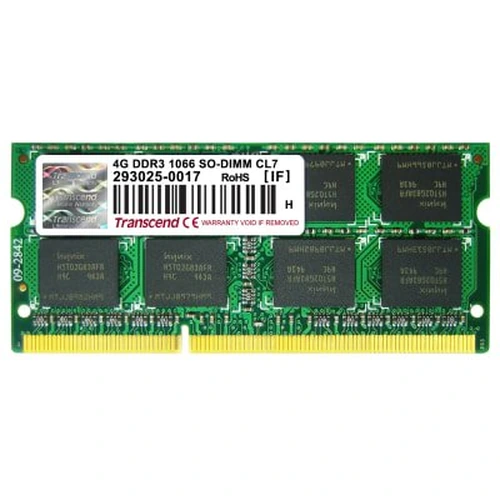 DDR3 204PIN SO-DIMM Non ECC (1.5V Standard Unit)