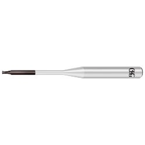 Micro Grain Carbide End Mills DG Coated 2/4 Flutes Long Neck/Pencil Neck Corner Radius