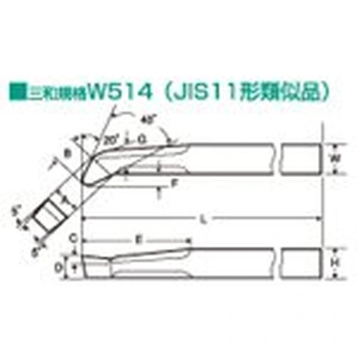 Carbide Bit W514 Round Tip Hole Rough Dressing