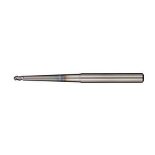MUGEN-COATING PREMIUM 3-Flute Long Tapered Neck Ball End Mill MRBTNH345
