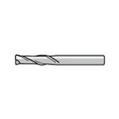 SCD2A End Mill with Corner R, 2-Flute, OK Coated