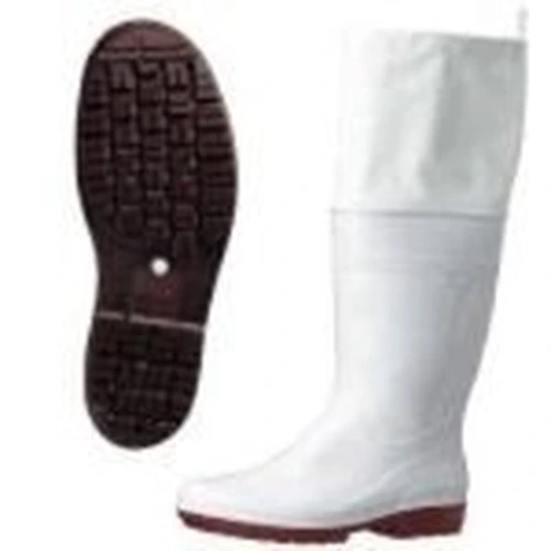 Anti-Slip Antibacterial Long Boots High Grip HG2000N, Super Hood, White, Size (cm) 23–28