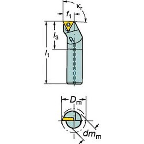 Boring Tool Bit, CoroTurn 111, Screw Clamp, F…-STFPR/L-R
