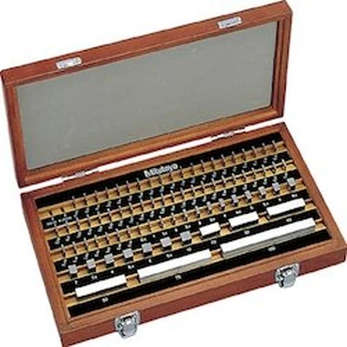 516 Series Rectangular Gauge Block Standard Set [Steel] 1‑mm Base