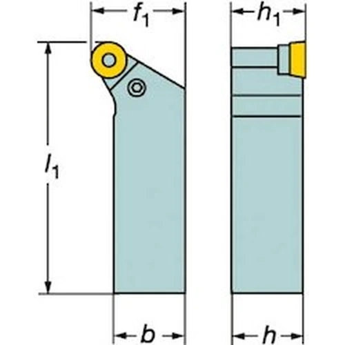 Shank Tool Bit For Outer-Diameter Turning, PRGCR/L