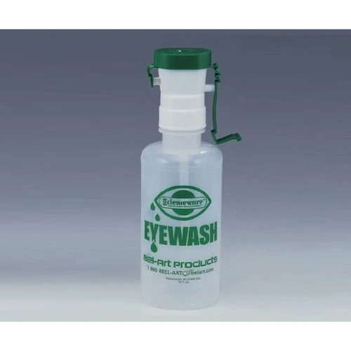 Replacement bottle for wall-mounted eyewasher 0.5L