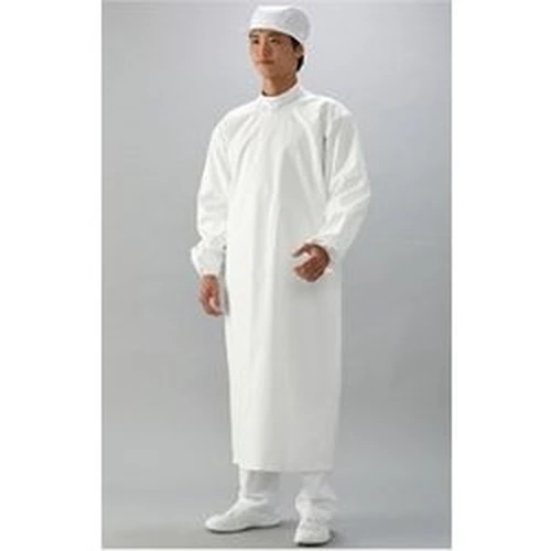 223013514012_0 Guardner, Chemical Resistant Apron F With Sleeves, White - Image 1