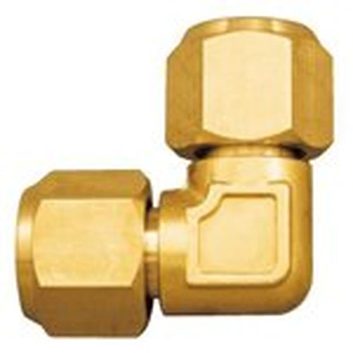 M148FKD_0 Copper Pipe Fitting, Fitting for Flared Copper Pipes (Refrigerant Compatible Part), Flared Elbows - Image 1