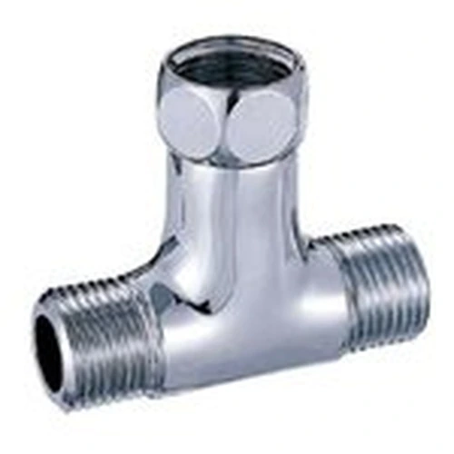 M149GBM_0 Auxiliary Material for Piping, Fitting, and Plumbing, Plated Fittings - Outer Screw Tees - With Upper Nut - M149GBM - Image 1